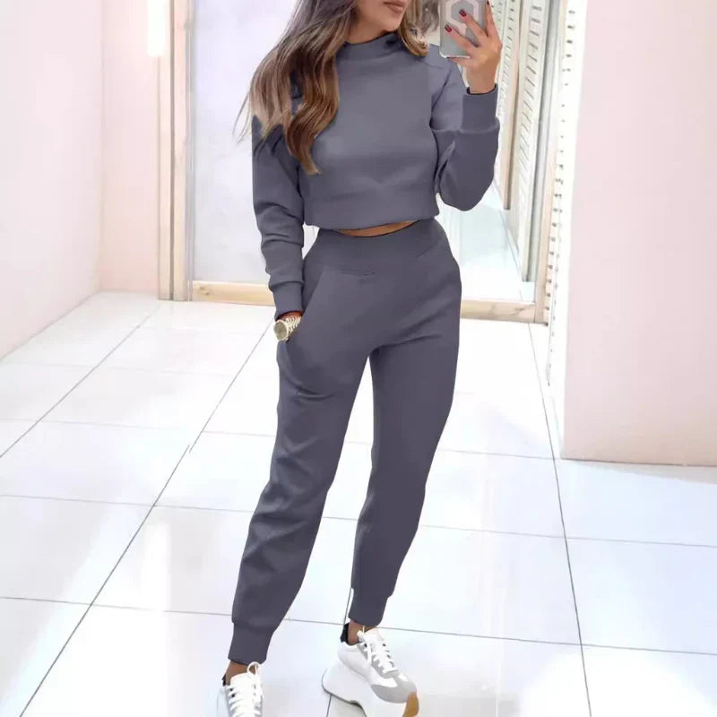 Comfortable Women's Two-Piece Tracksuit