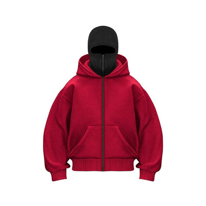 Premium NoFace Hoodie Heren